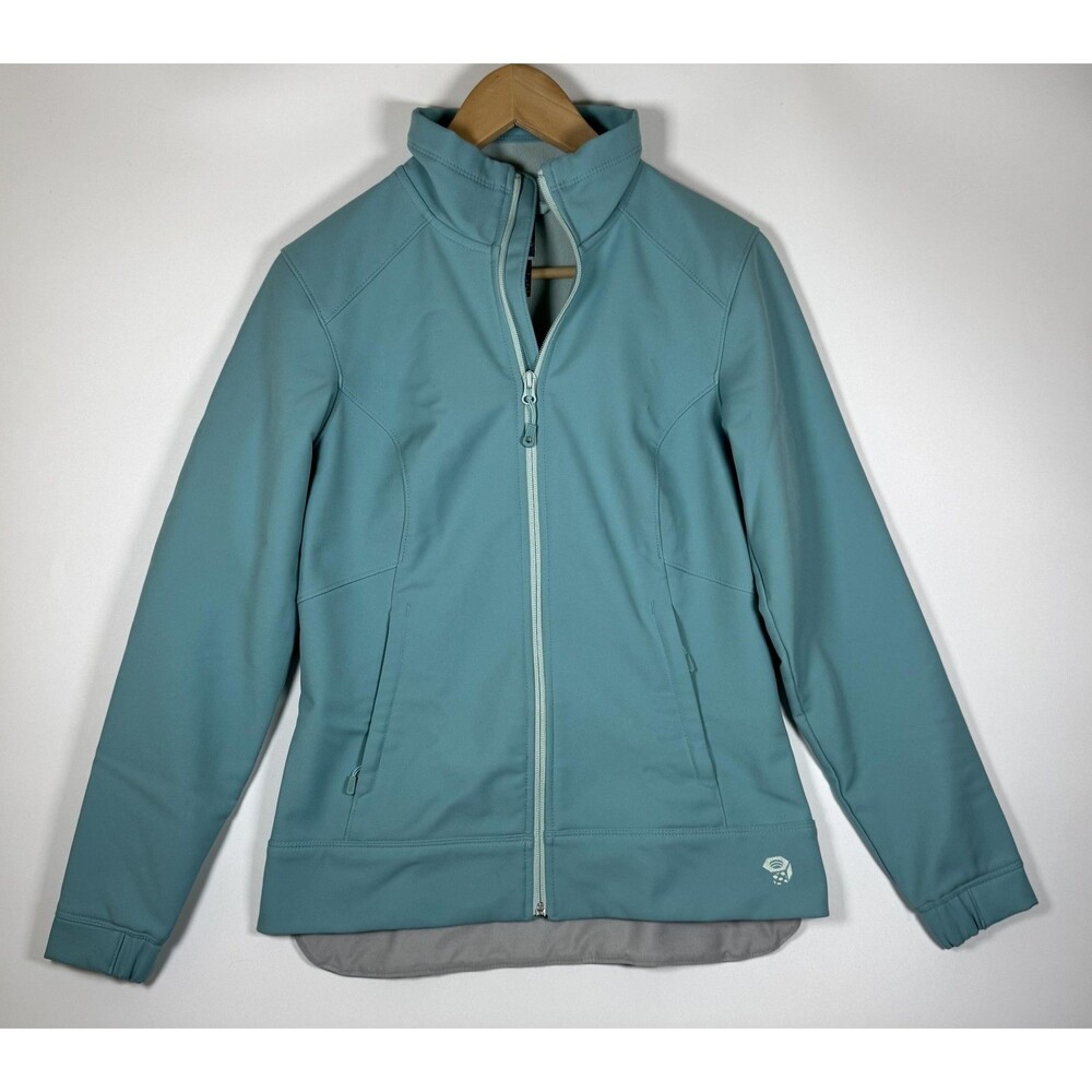 Mountain Hardwear Jacket Womens Small Softshell Full Zip Fleece Lined Outdoors